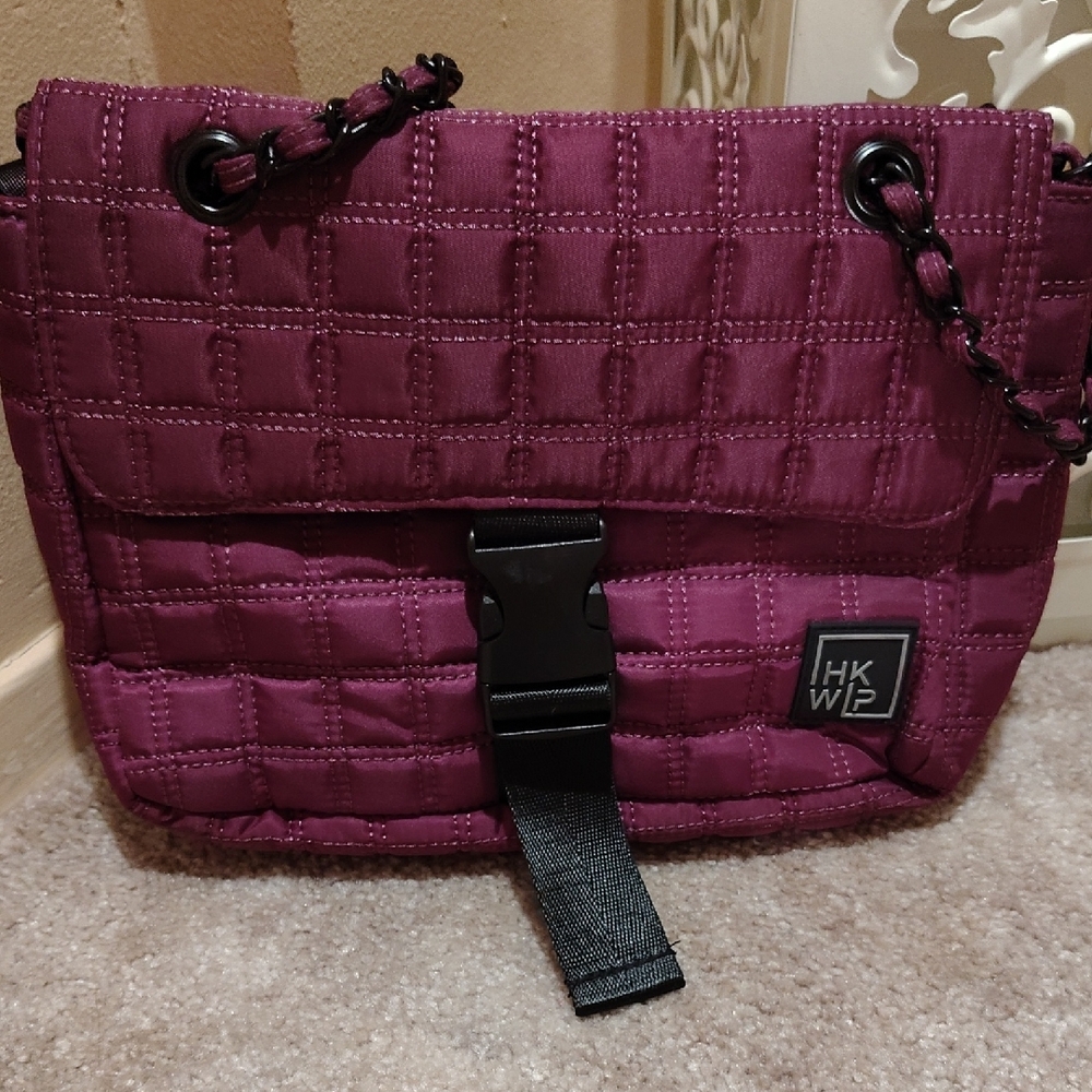 IHKWIP Quilted Flap Convertible Shoulder Bag w/ Chain Strap - Picture 6 of 6